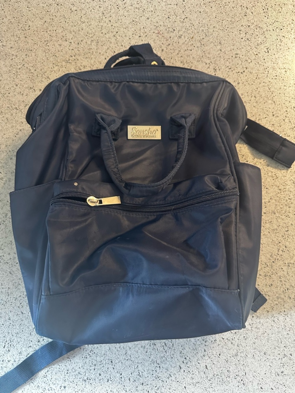 Navy Sansha Backpack - Great for all your dancewear